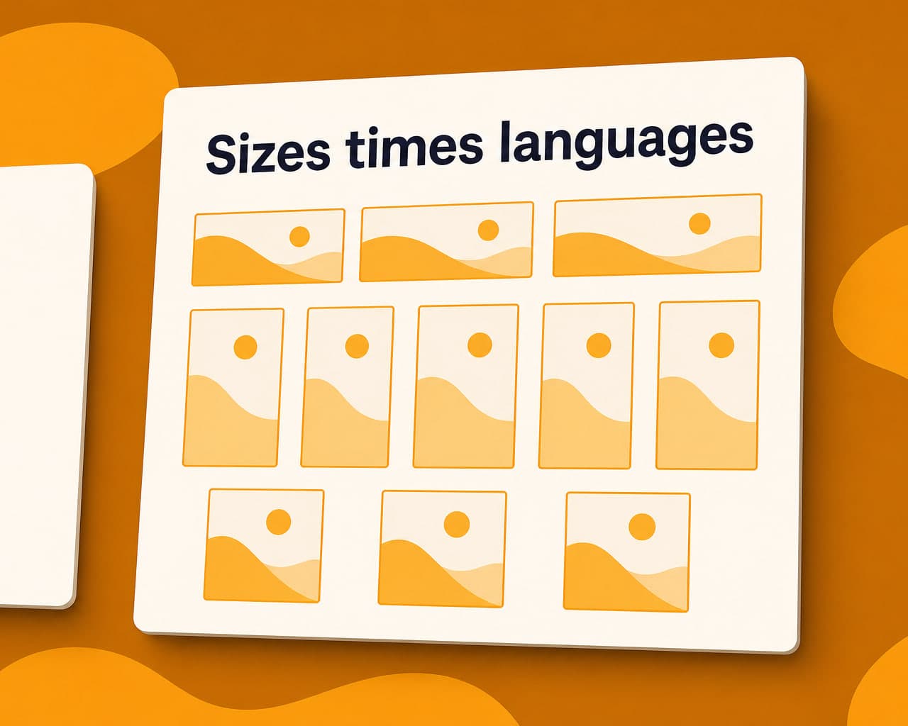 Banner Localization Across Markets and Sizes