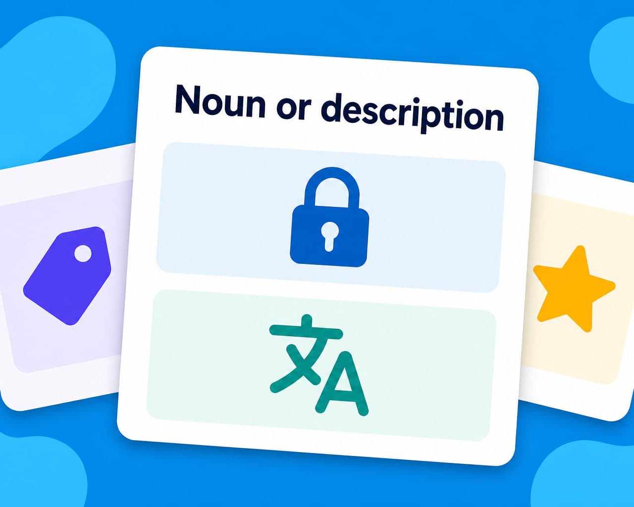 Naming Features Across Languages