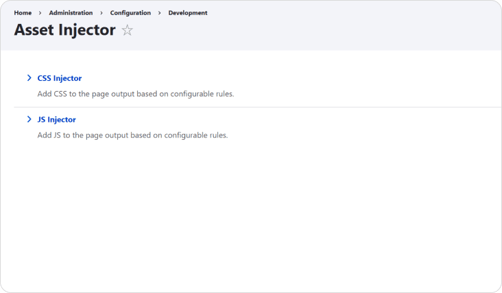 Click on “JS Injector”