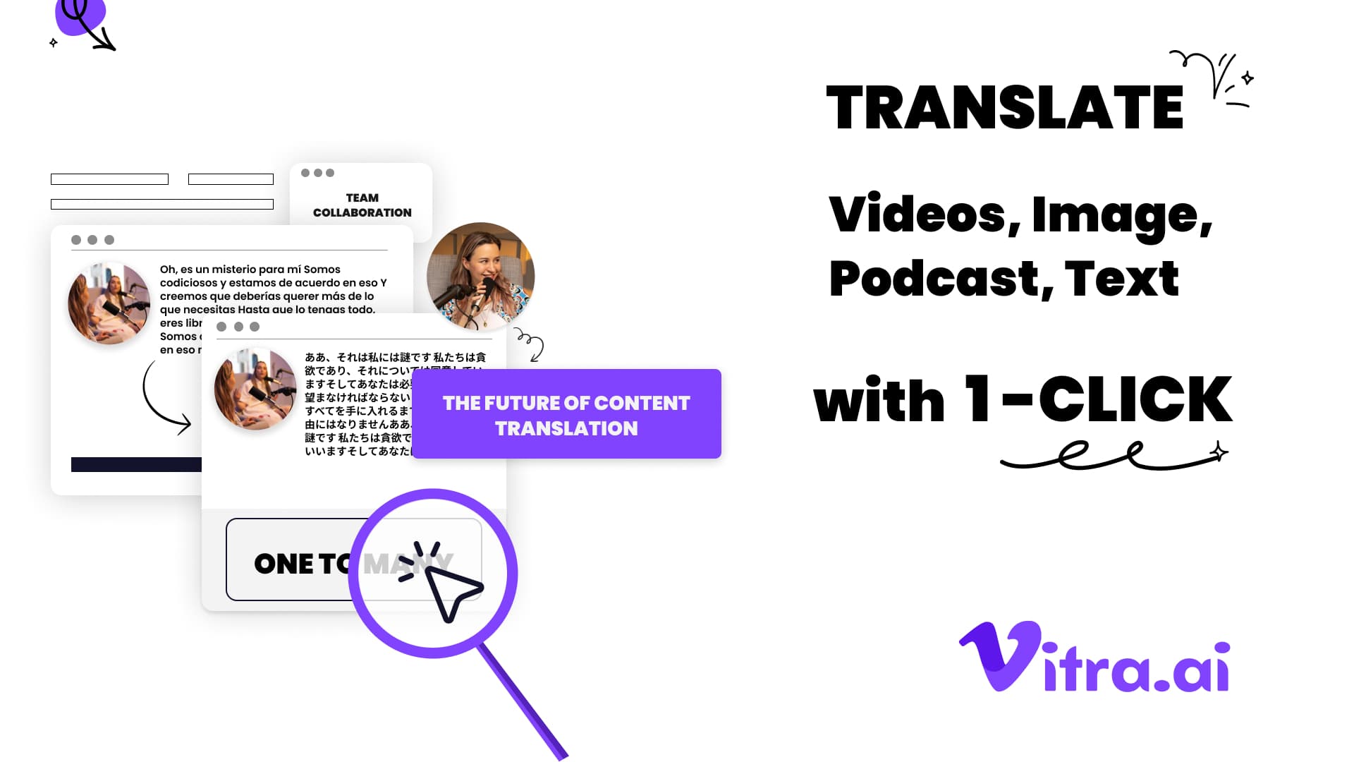 Breaking Language Barriers: Unleashing the Power of AI with Vitra.ai's Video Translation