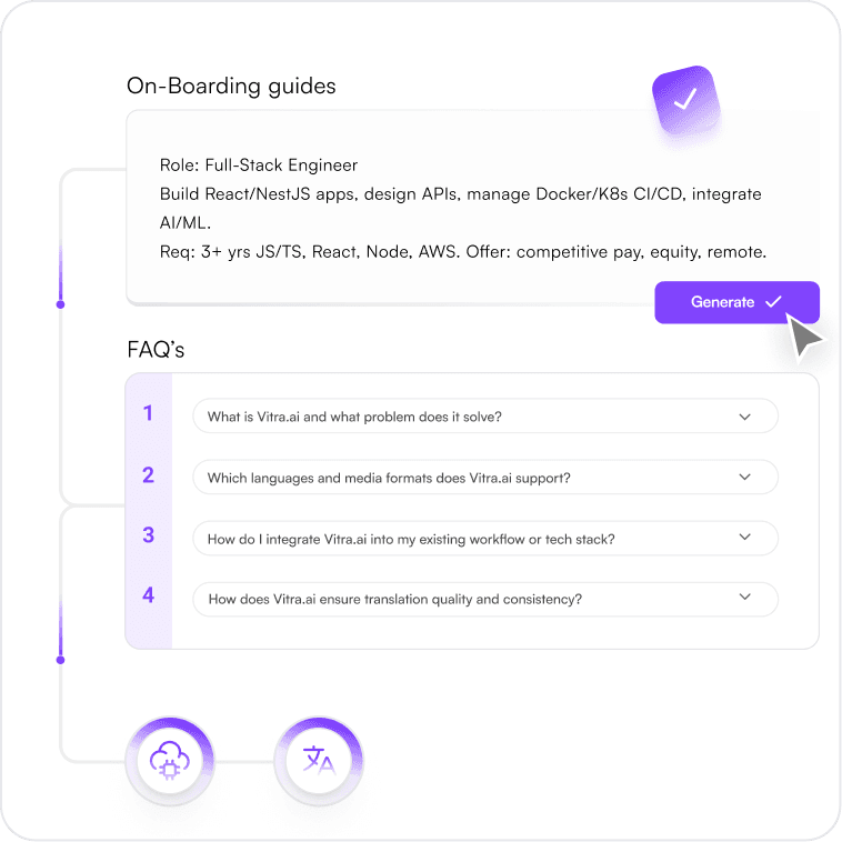 Faster, More Effective Support