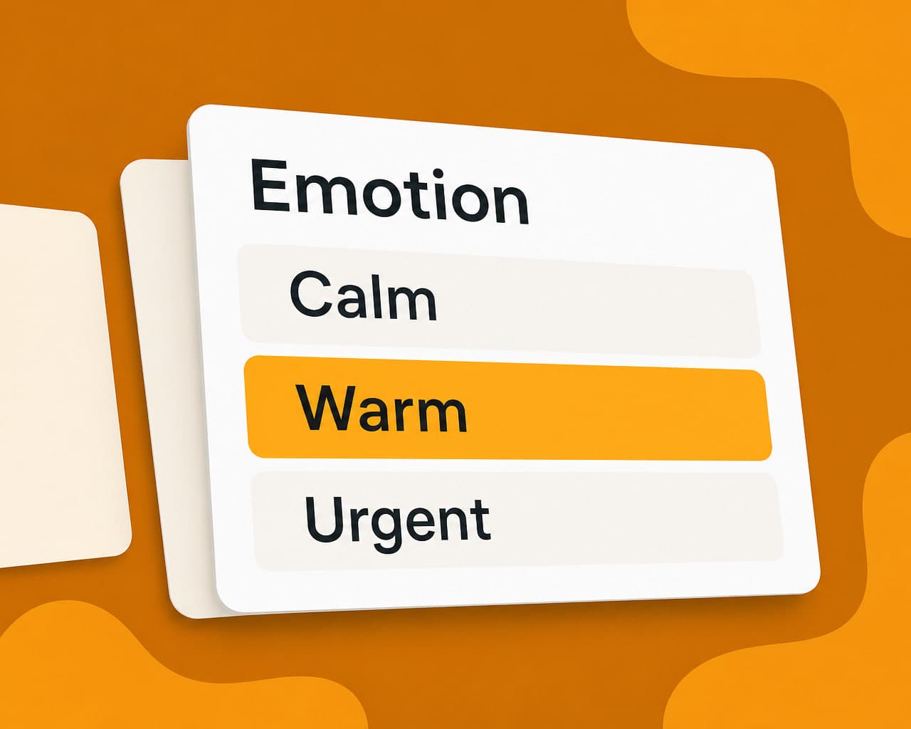 AI Voice Emotion: 19 Settings and What They Do