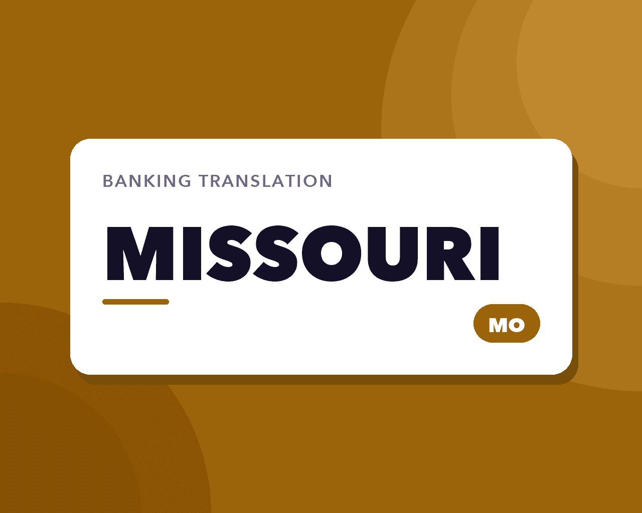 Missouri Banking Translation: Two Metros, One Bosnian
