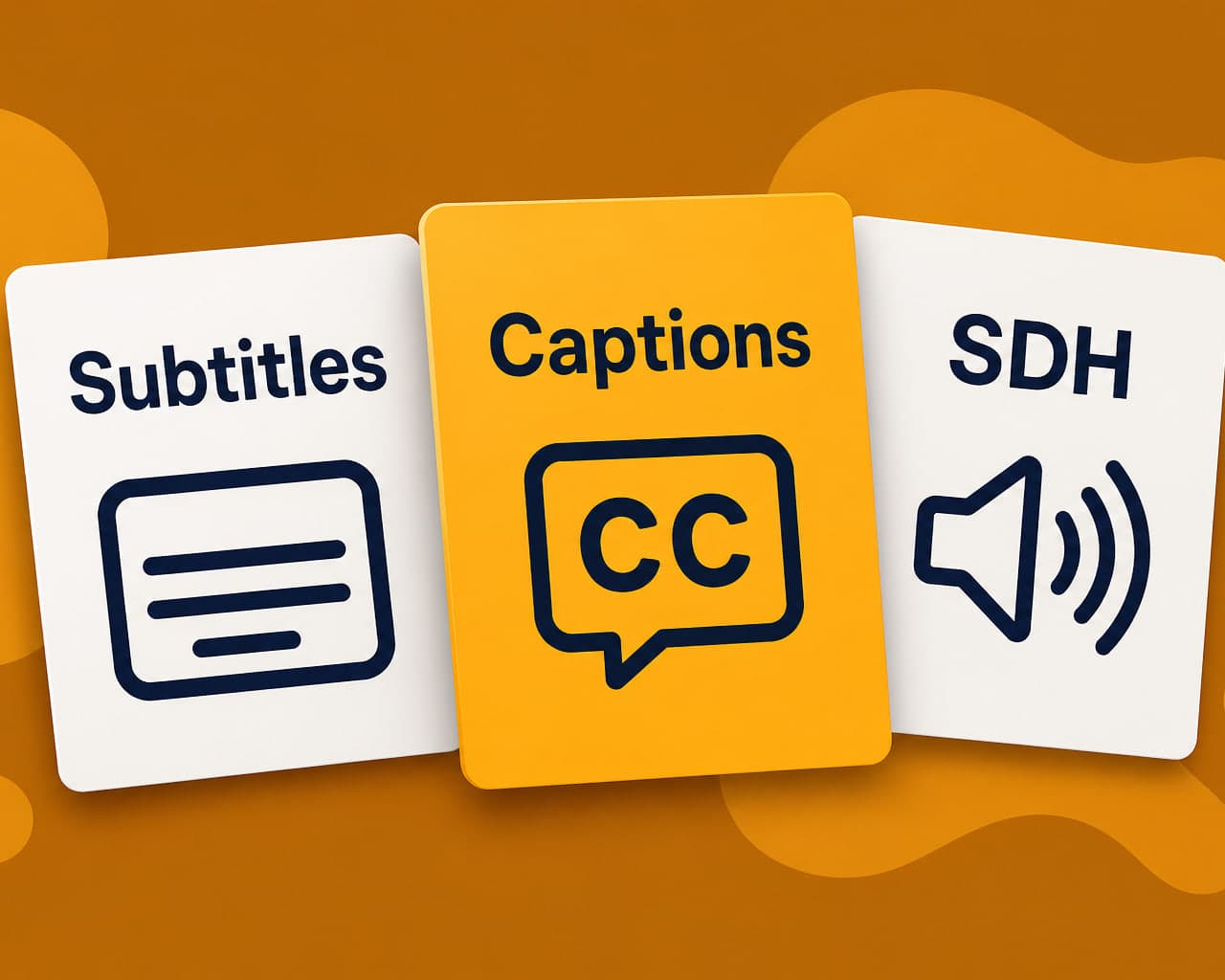 Closed Captions vs Subtitles vs SDH: The Difference